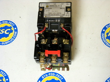 <B>Square D - </B>8536SBO2S NEMA Size 0 Motor Starter Series A